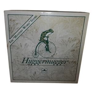 Vintage 1989 Huggermugger Game #5125 Complete Mystery Word Game